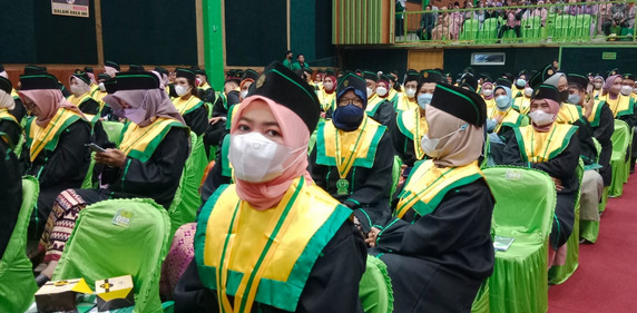 Wisudawan periode ke-33 tahun 2022 Universitas Malahayati Bandar Lampung