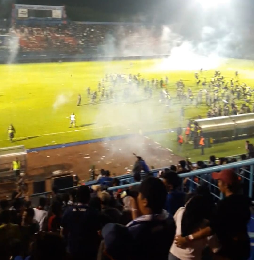 Kerusuhan di Stadion Kanjuruhan, Malang 1 Oktober 2022.