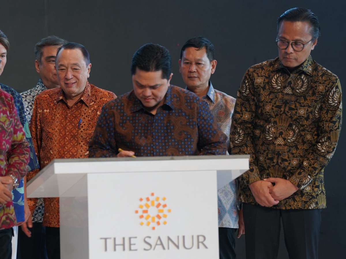 Menteri BUMN Erick Thohir Convention Center Terbesar Di Indonesia Garapan Nindya Karya