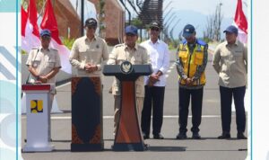 Prabowo Resmikan Jembatan Sungai Sambas Besar Buatan Nindya Karya, Tonggak Baru Penghubung Kalbar