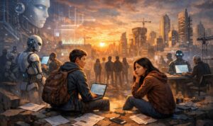Ilustrasi Gen Z dan Dunia Kerja (sumber : ChatGPT)