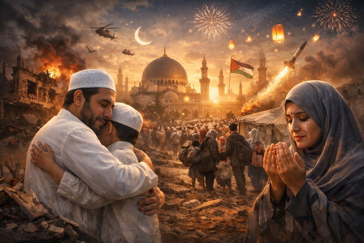 Ilustrasi Idul Fitri (sumber ChatGPT Image)