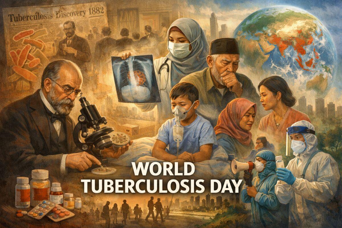 Ilustrasi Hari TB Sedunia, sumber : ChatGPT Image