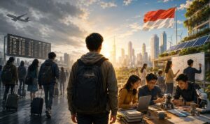 Ilustrasi Brain Drain, sumber ChatGPTImage