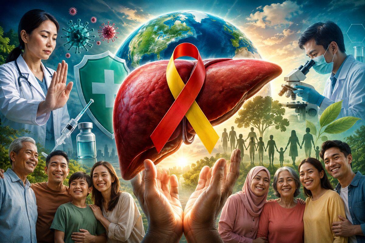 Ilustrasi Hari Hepatitis Sedunia (ChatGPT Image)