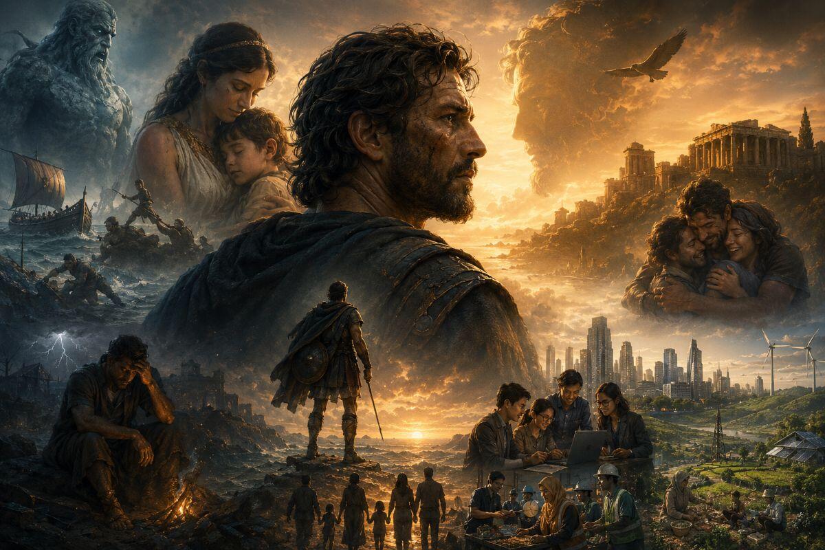 Ilustrasi Film The Odysseus (sumber ChatGPT Image)
