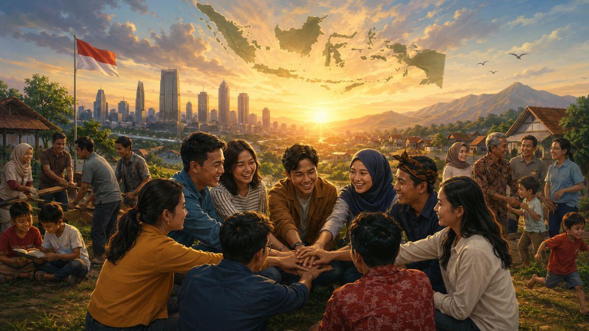Ilustrasi Hari Persahabatan Sedunia (sumber ChatGPT Image)