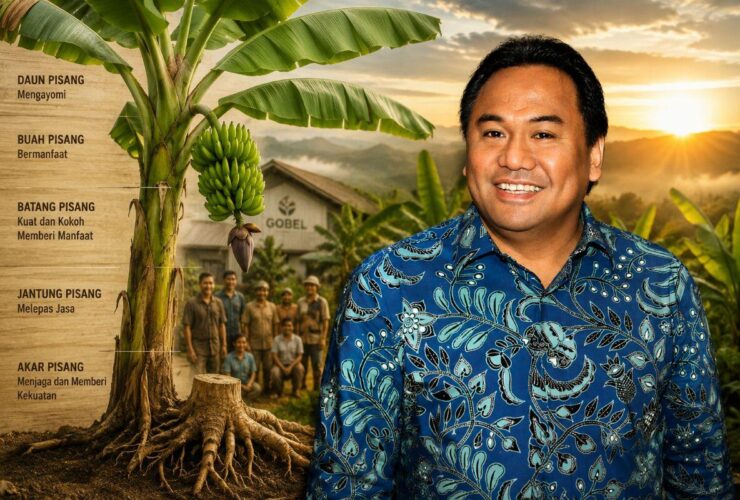 Almarhum Rachmat Gobel dan Falsafah Pohon Pisang (ChatGPT Image)