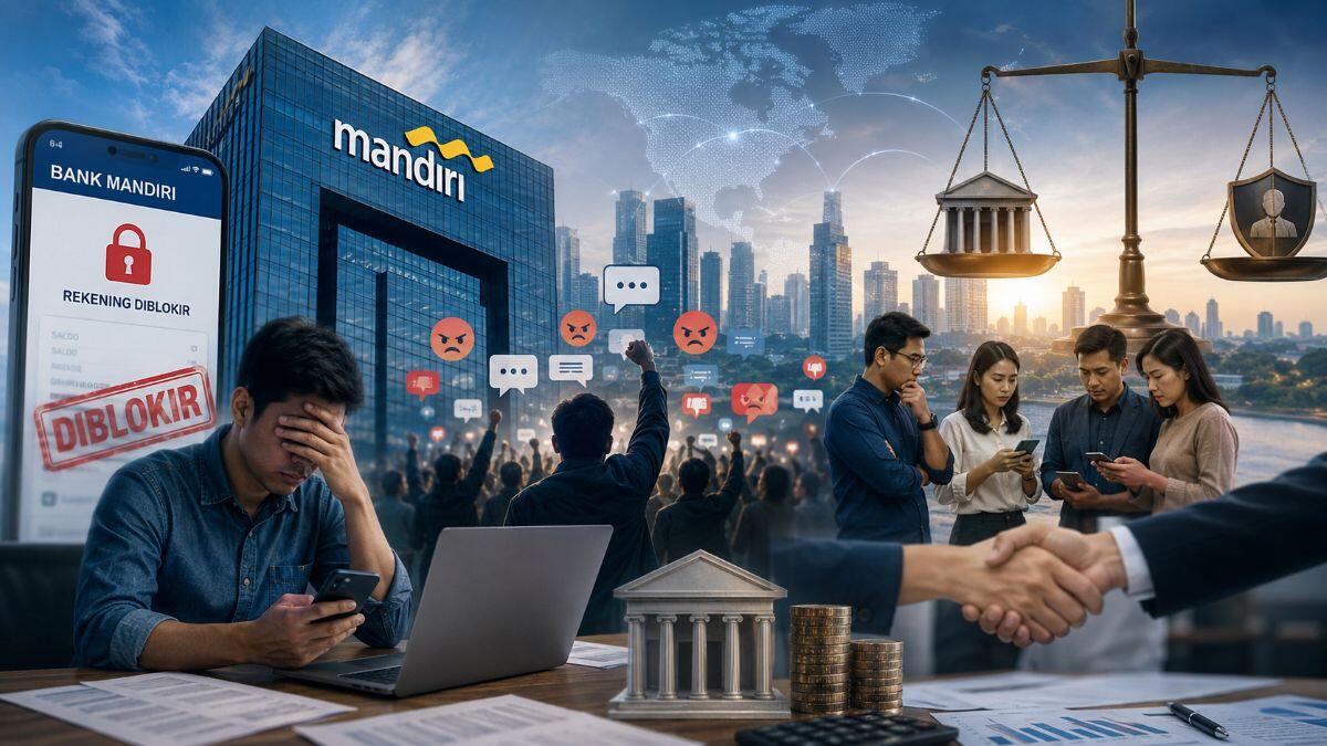 Ilustrasi Gambar Krisis Kepercayaan Bank (ChatGPT Image)